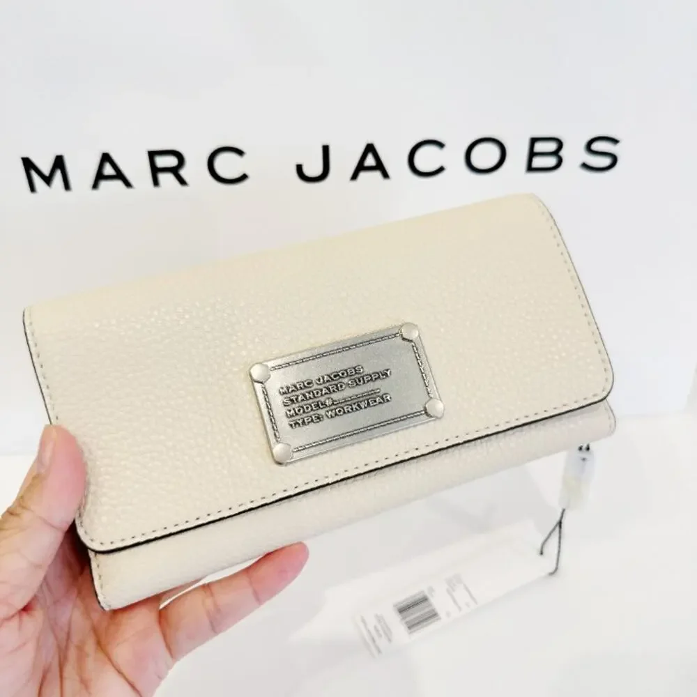 Marc Jacobs PLAZA SLIM WALLET 4F6SMP015S02 Authentic $208